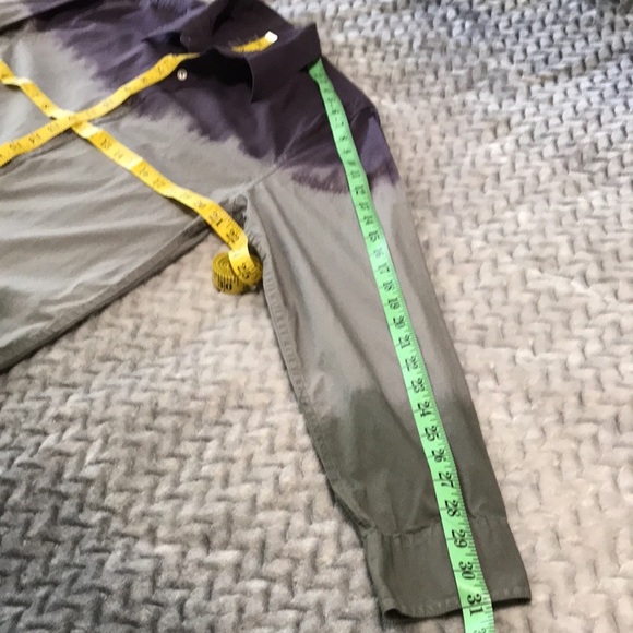 Mens 725 Original long sleeve shirt, Size M, Colour Grey Black and Purple ombré - Picture 3 of 10